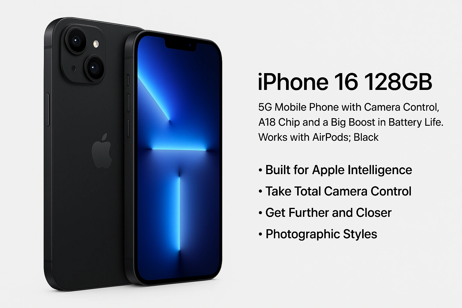 iPhone 16 128GB Black